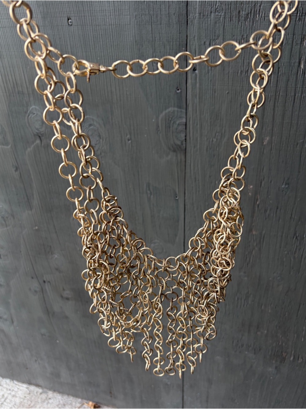 Free People Revival Chain Maille Bralette Body Jewelry Statement Necklace - Picture 5 of 6
